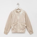 Жакет (бомбер) детский MINAKU: Casual Collection KIDS, бежевый, рост 146 см - Фото 6