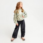Жакет (бомбер) детский MINAKU: Casual Collection KIDS, зелёный, рост 140 см - Фото 2
