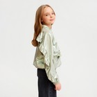 Жакет (бомбер) детский MINAKU: Casual Collection KIDS, зелёный, рост 146 см - Фото 3