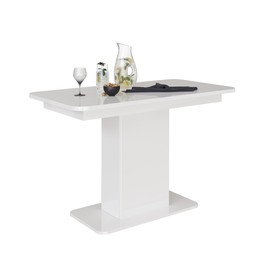 Стол обеденный раскладной «СО–3», 1200(1500)х650×756 мм, цвет белый/белый  (артикул 7753329)  большой выбор товаров оптом и в розницу по низким ценам с доставкой