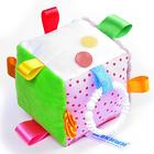 Мягкий Кубик развивающий с петельками - фото 22143465
