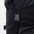 Рюкзак туристический, 70 л, отдел на стяжке, 3 наружных кармана, цвет чёрный - фото 6554402