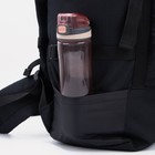 Рюкзак туристический, 70 л, отдел на стяжке, 3 наружных кармана, цвет чёрный - фото 6554404