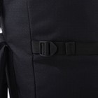 Рюкзак туристический, 100 л, отдел на стяжке, 4 наружных кармана, цвет чёрный - фото 6554424