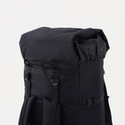 Рюкзак туристический, 100 л, отдел на стяжке, 4 наружных кармана, цвет чёрный - Фото 7