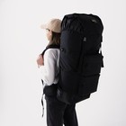 Рюкзак туристический, 100 л, отдел на стяжке, 4 наружных кармана, Huntsman, цвет чёрный - Фото 8
