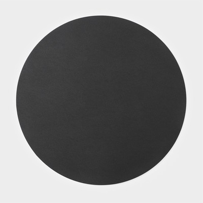 Салфетка сервировочная на стол «Тэм», d=35 см, цвет чёрный