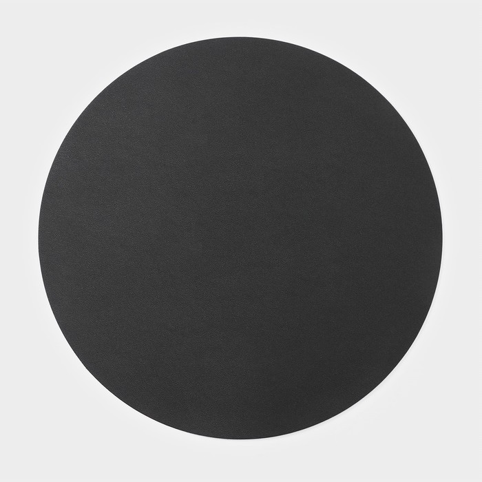 Салфетка сервировочная на стол «Тэм», d=35 см, цвет чёрный - Фото 1