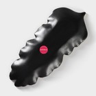 Блюдо для фруктов Доляна «Золотой лист», 38×15.5 см, чёрное - Фото 4