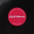 Блюдо для фруктов Доляна «Золотой лист», 38×15.5 см, чёрное - Фото 5