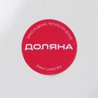 Блюдо для фруктов Доляна «Золотой лист», 38×15.5 см, золотое с белым - Фото 7