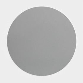 Салфетка сервировочная на стол «Тэм», d=35 см, цвет серый
