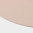 Салфетка сервировочная на стол «Тэм», d=38 см, цвет персиковый - Фото 2