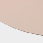 Салфетка сервировочная на стол «Тэм», d=38 см, персиковая - Фото 3