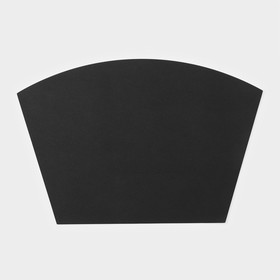 Салфетка сервировочная на стол «Тэм», 30×44 см, цвет чёрный