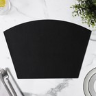Салфетка сервировочная на стол «Тэм», 30×44 см, чёрная - Фото 5