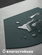 Салфетка сервировочная на стол «Тэм», 30×44 см, зелёная - Фото 2