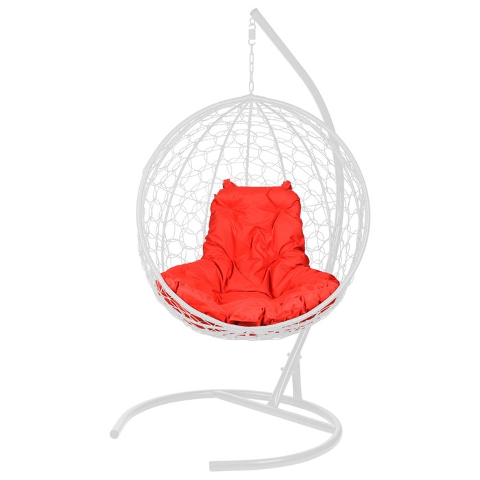 Подушка для одноместного подвесного кресла красная - Фото 1