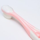 Детская зубная щетка с мягкой щетиной, нейлон, цвет розовый - Фото 4