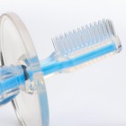 Прорезыватель детский, с ограничителем, силиконовый, от 3 мес, цвет голубой. - фото 45560232