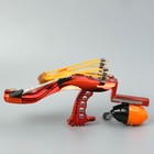 Рогатка рыболовная, 36×12 см, 3 жгута, 2 стрелы, катушка, металл, красная - Фото 4