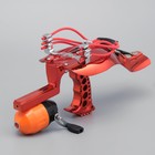 Рогатка рыболовная, 36×12 см, 3 жгута, 2 стрелы, катушка, металл, красная - Фото 10