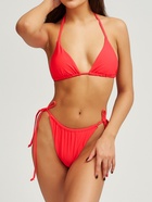 Купальник раздельный с топом сетка женский MINAKU, красный, размер 48 7422300