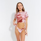 Купальник женский раздельный MINAKU цвет розовый, размер 44  (артикул 7422302)  большой выбор товаров оптом и в розницу по низким ценам с доставкой