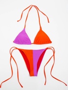 Купальник женский раздельный MINAKU цвет оранж/сиренев, размер 44 7422365