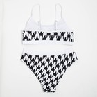 Купальник женский раздельный MINAKU цвет белый/чёрный, размер 46  (артикул 7422382)  большой выбор товаров оптом и в розницу по низким ценам с доставкой