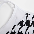 Купальник женский раздельный MINAKU цвет белый/чёрный, размер 46  (артикул 7422382)  большой выбор товаров оптом и в розницу по низким ценам с доставкой