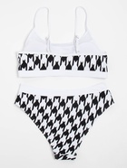 Купальник женский раздельный MINAKU цвет белый/чёрный, размер 46  (артикул 7422382)  большой выбор товаров оптом и в розницу по низким ценам с доставкой