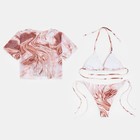 Купальник женский раздельный MINAKU цвет розовый, размер 48  (артикул 7422385)  большой выбор товаров оптом и в розницу по низким ценам с доставкой