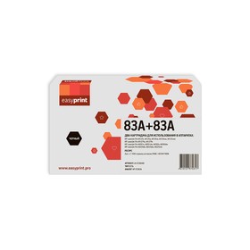 Комплект картриджей EasyPrint LH-CF283AD (CF283A/83A/pro m125ra/CF283/NV/GP), для HP, черный   77548
