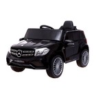 Электромобиль MERCEDES-BENZ GLS, EVA колёса, кожаное сидение, цвет чёрный - фото 2091508