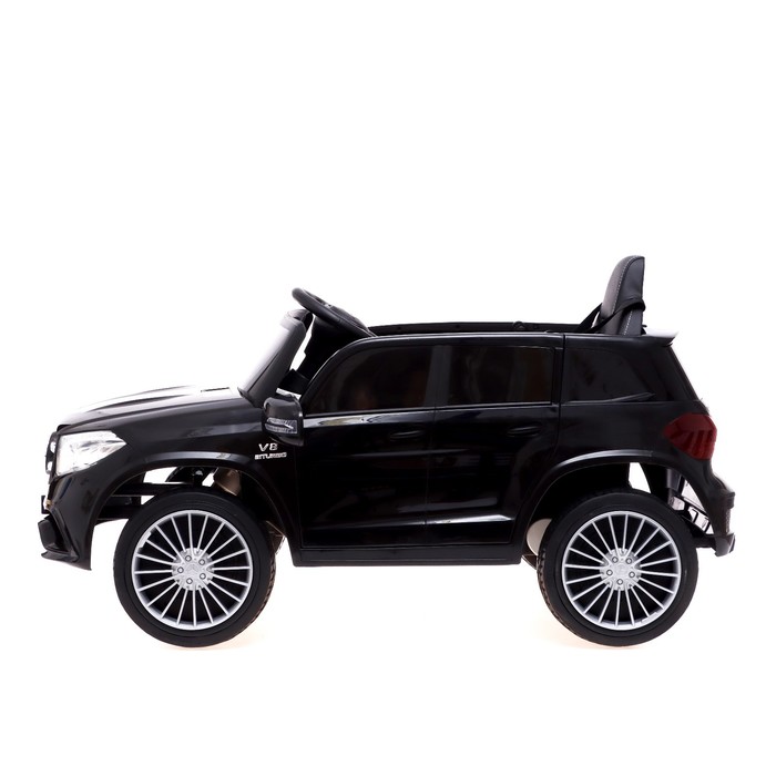 Электромобиль MERCEDES-BENZ GLS, EVA колёса, кожаное сидение, цвет чёрный - фото 1907389105