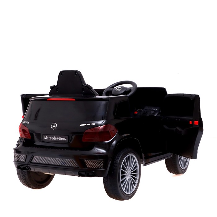 Электромобиль MERCEDES-BENZ GLS, EVA колёса, кожаное сидение, цвет чёрный - фото 1907389107