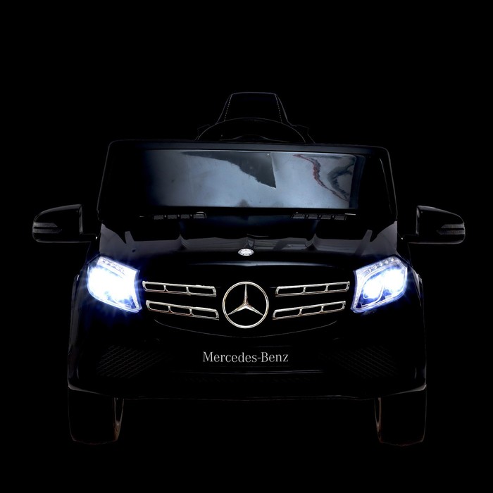 Электромобиль MERCEDES-BENZ GLS, EVA колёса, кожаное сидение, цвет чёрный - фото 1907389113