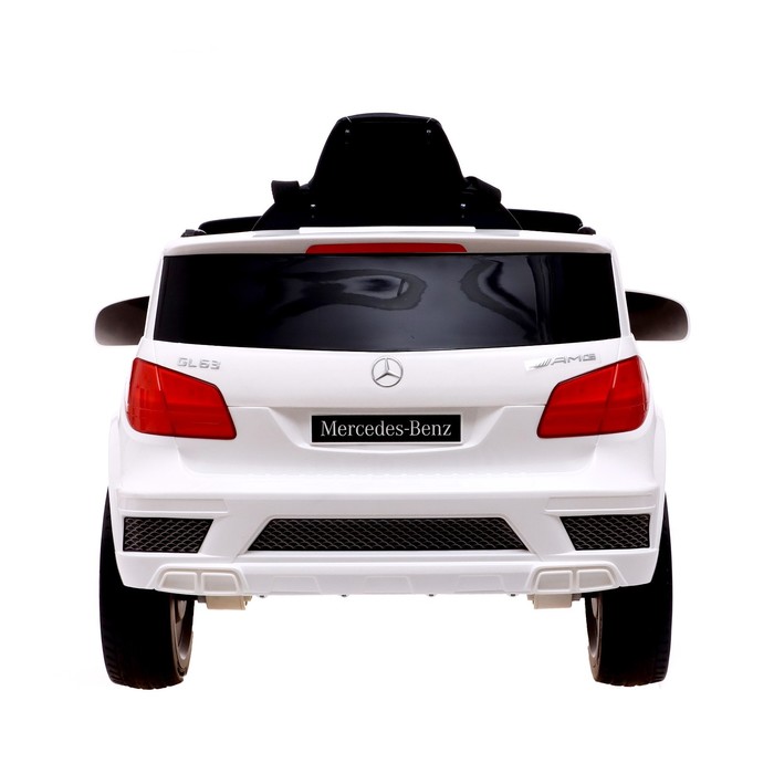 Электромобиль MERCEDES-BENZ GLS, EVA колёса, кожаное сидение, цвет белый - фото 1907389120