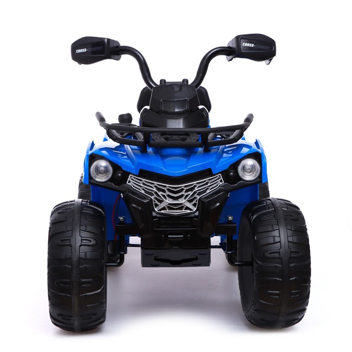 Электромобиль «Квадроцикл», EVA колёса, кожаное сидение, цвет синий - фото 1907389162