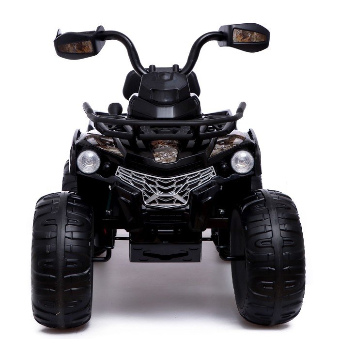 Электромобиль «Квадроцикл», EVA колёса, кожаное сидение, цвет чёрный - фото 1905941462