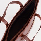 Набор сумок на молнии, цвет коричневый - Фото 3
