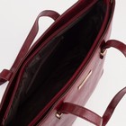 Набор сумок на молнии, цвет бордовый - Фото 3