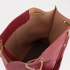 Набор сумок на молнии, цвет бордовый - фото 46301592