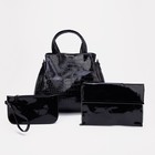 Набор сумок на молнии, цвет чёрный - фото 318797903