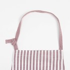 Фартук «Этель. Полоса», розовая, 62×76 см, 50% хлопок 50% п/э - фото 27454996