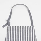 Фартук кухонный «Этель. Полоса», 62×76 см, серый - Фото 2