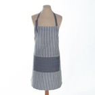 Фартук Этель "Полоса" цв.серый 62 х 76см, 50% хлопок 50% п/э - фото 806292451