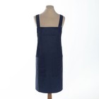 Фартук «Этель. Стиль», синий, 60×75 см, 60% п/э, 20% хлопок, 20% лён - фото 24507784