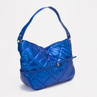 Сумка - мешок женская на молнии, 42×13×29 см, синяя - фото 21507770